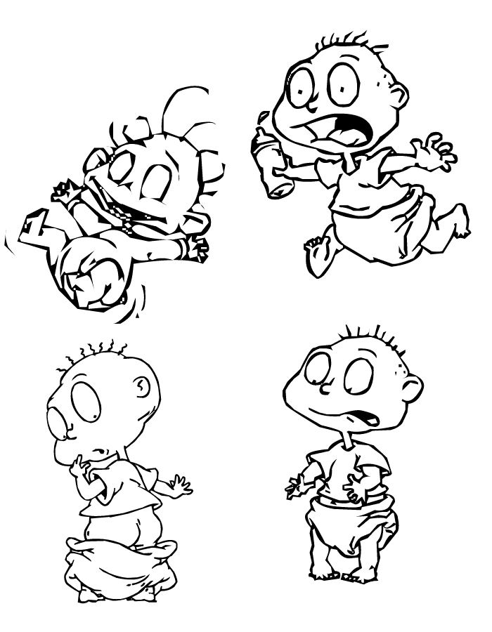 Coloring page: Rugrats (Cartoons) #52697 - Free Printable Coloring Pages