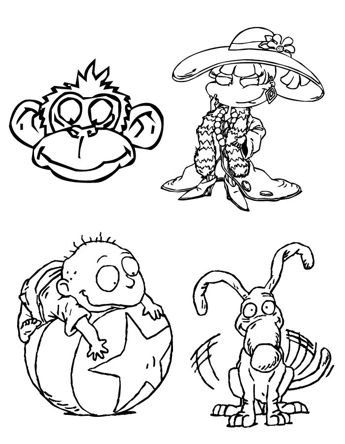 Coloring page: Rugrats (Cartoons) #52704 - Free Printable Coloring Pages