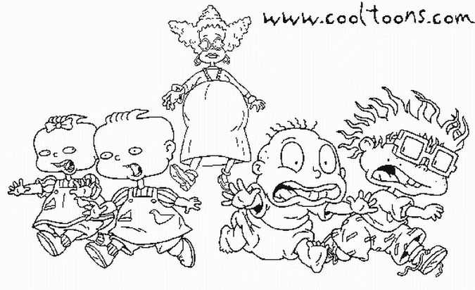 Coloring page: Rugrats (Cartoons) #52707 - Free Printable Coloring Pages