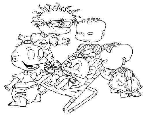 Coloring page: Rugrats (Cartoons) #52719 - Free Printable Coloring Pages