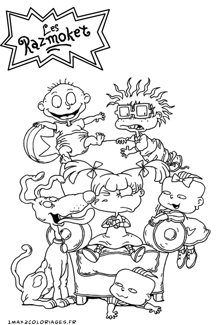 Coloring page: Rugrats (Cartoons) #52721 - Free Printable Coloring Pages
