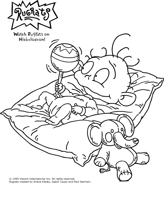 Coloring page: Rugrats (Cartoons) #52725 - Free Printable Coloring Pages