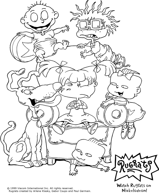 Coloring page: Rugrats (Cartoons) #52727 - Free Printable Coloring Pages