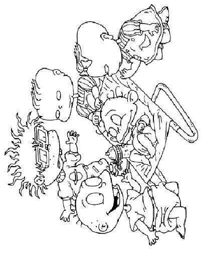 Coloring page: Rugrats (Cartoons) #52734 - Free Printable Coloring Pages