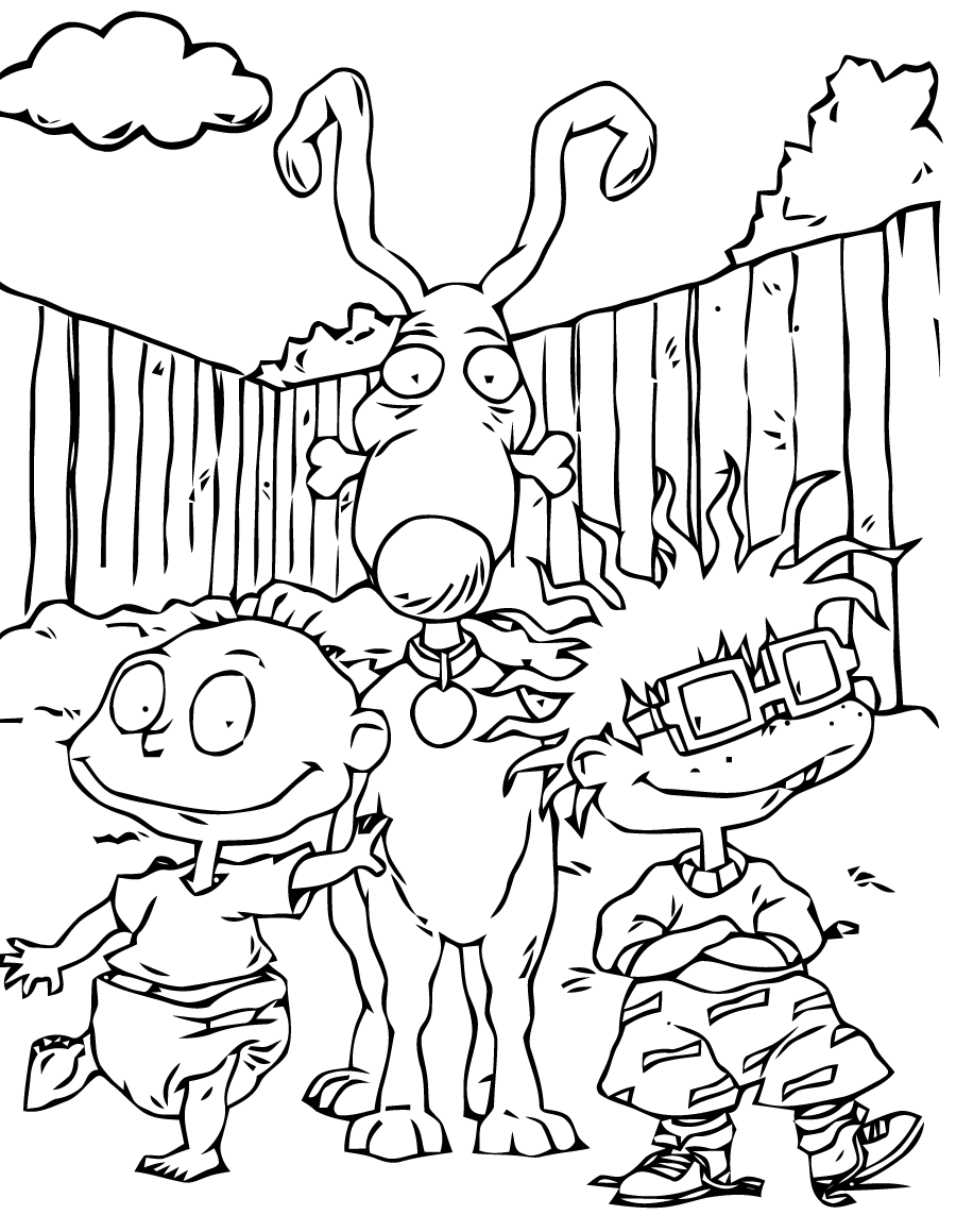 Coloring page: Rugrats (Cartoons) #52749 - Free Printable Coloring Pages