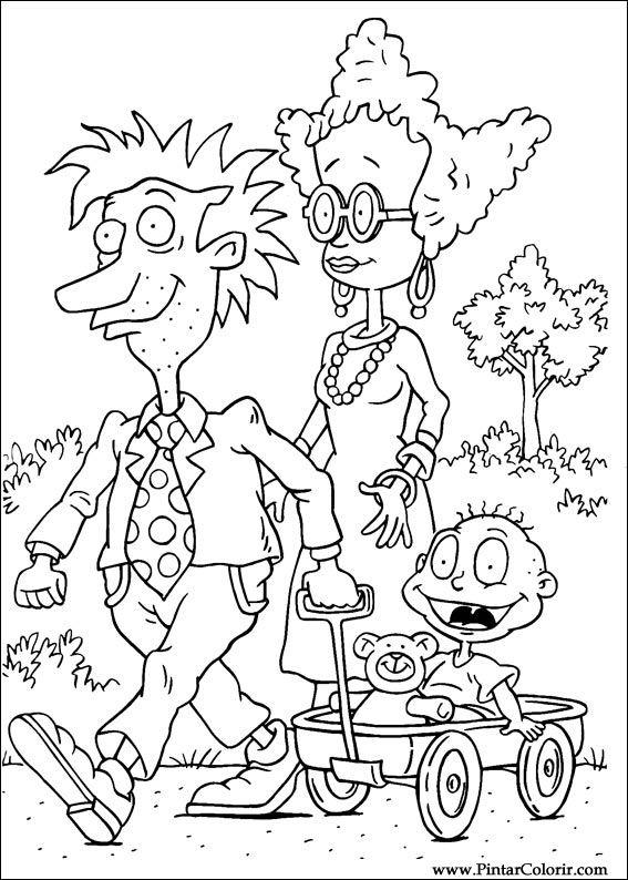 Coloring page: Rugrats (Cartoons) #52766 - Free Printable Coloring Pages