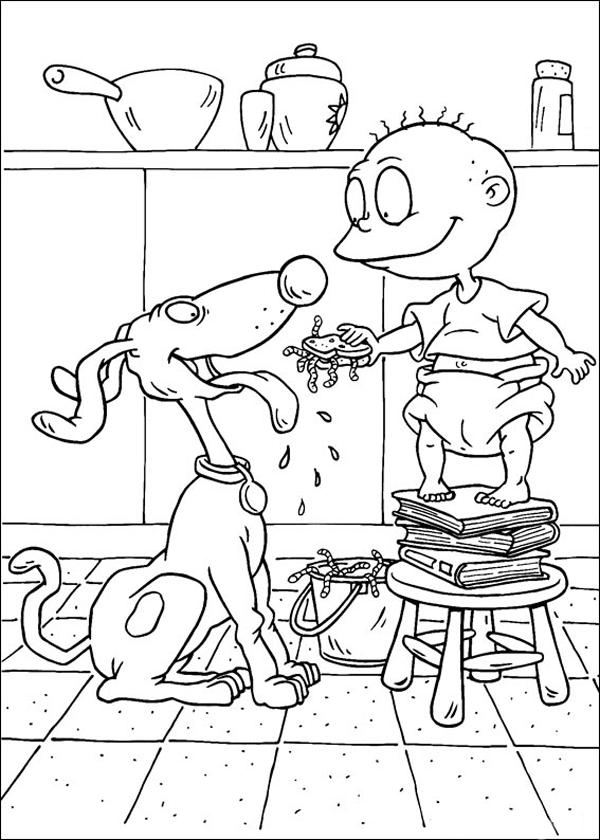 Coloring page: Rugrats (Cartoons) #52772 - Free Printable Coloring Pages