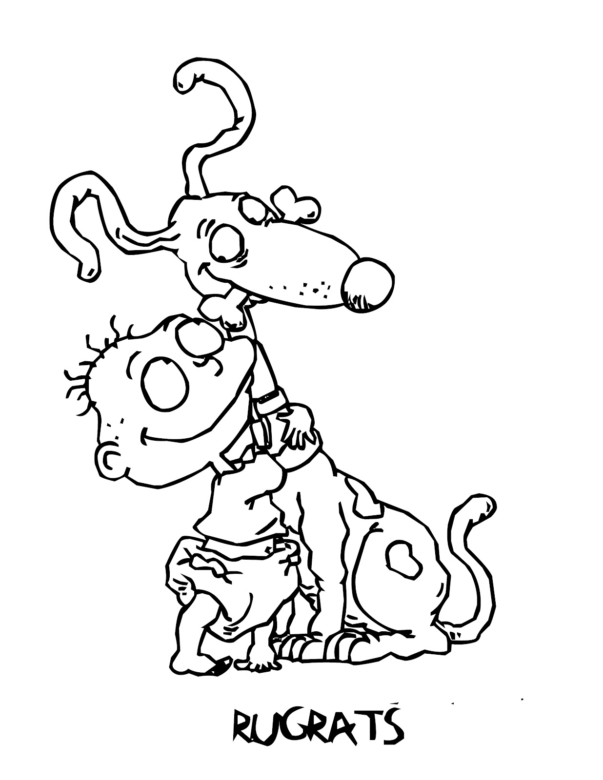 Coloring page: Rugrats (Cartoons) #52785 - Free Printable Coloring Pages