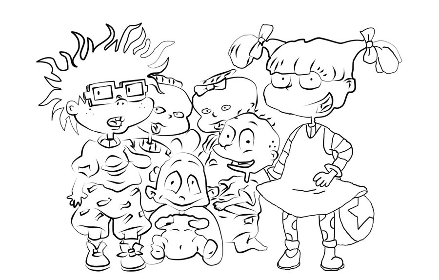 Coloring page: Rugrats (Cartoons) #52787 - Free Printable Coloring Pages