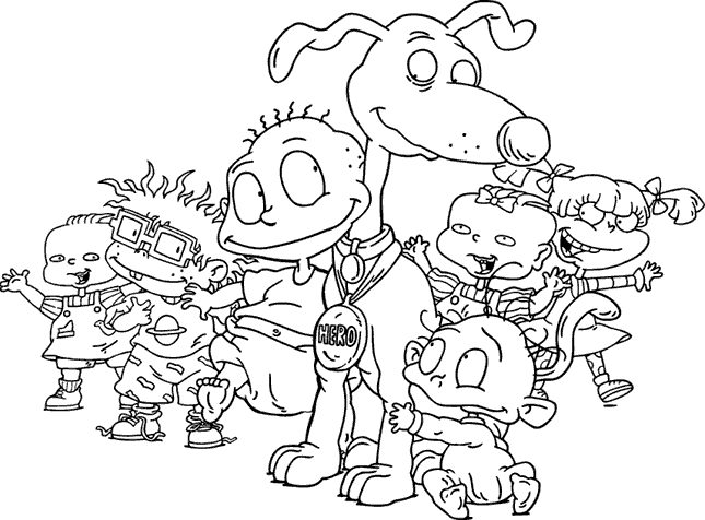 Coloring page: Rugrats (Cartoons) #52809 - Free Printable Coloring Pages