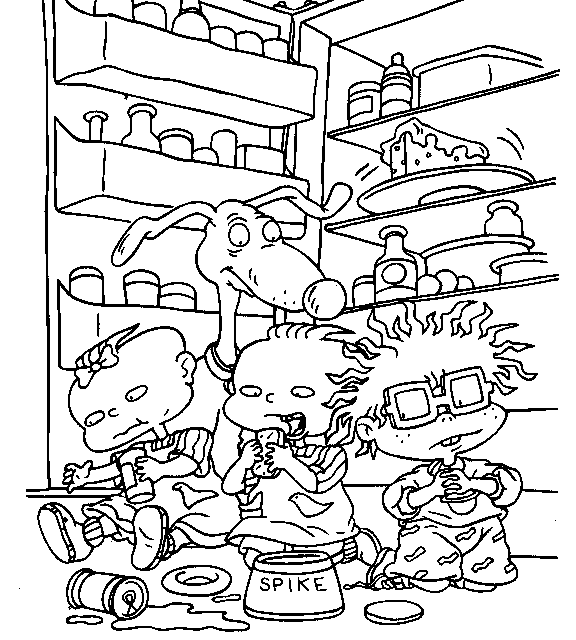 Coloring page: Rugrats (Cartoons) #52815 - Free Printable Coloring Pages