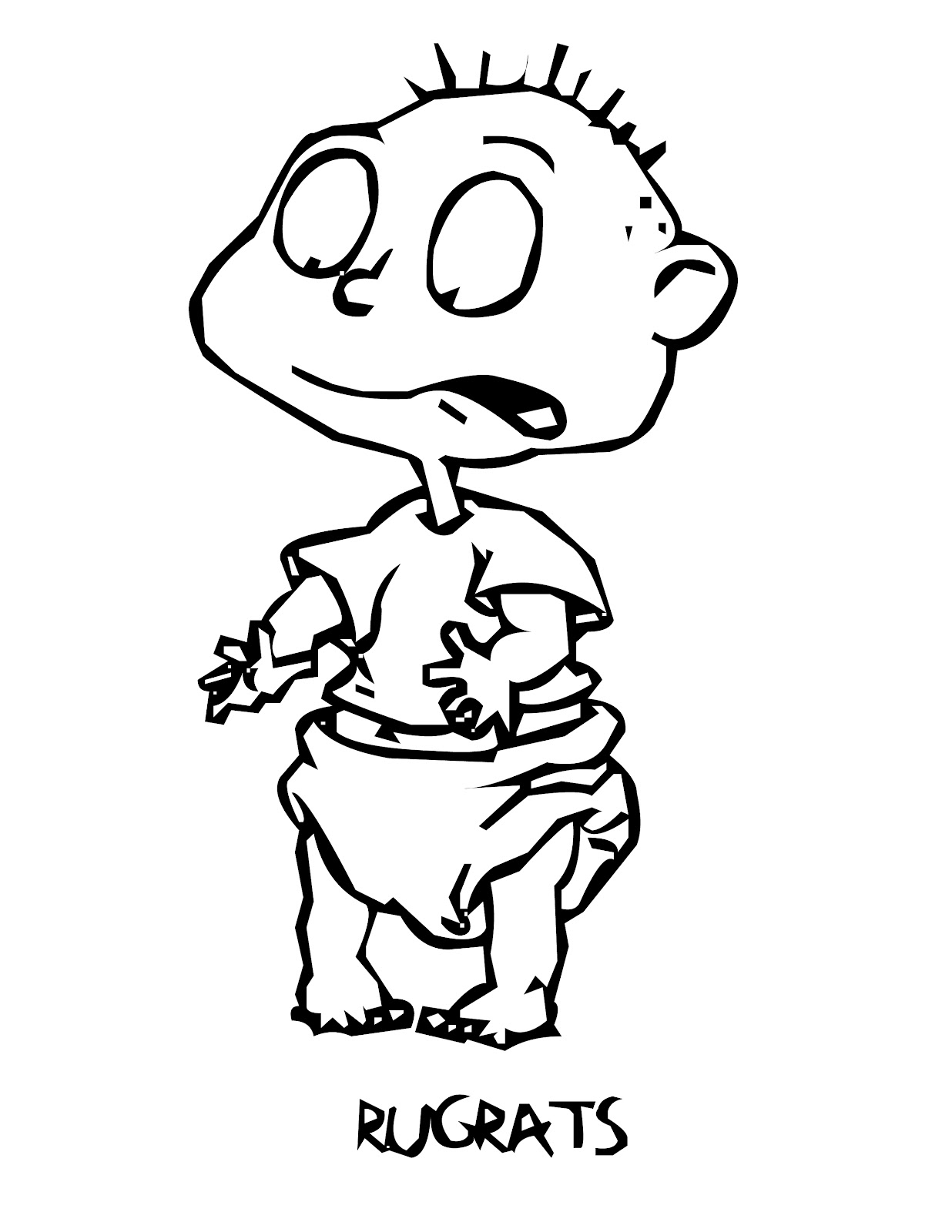 Coloring page: Rugrats (Cartoons) #52825 - Free Printable Coloring Pages