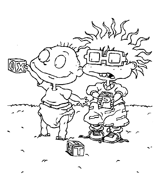 Coloring page: Rugrats (Cartoons) #52837 - Free Printable Coloring Pages