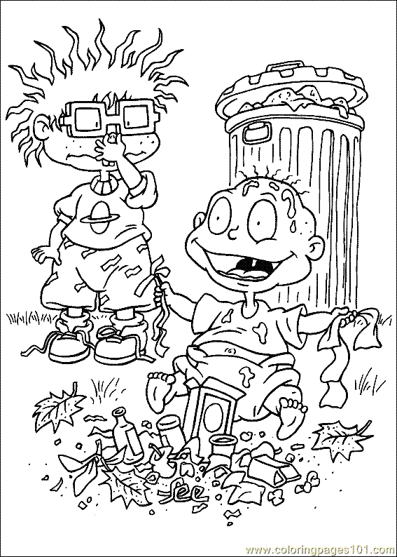 Coloring page: Rugrats (Cartoons) #52840 - Free Printable Coloring Pages