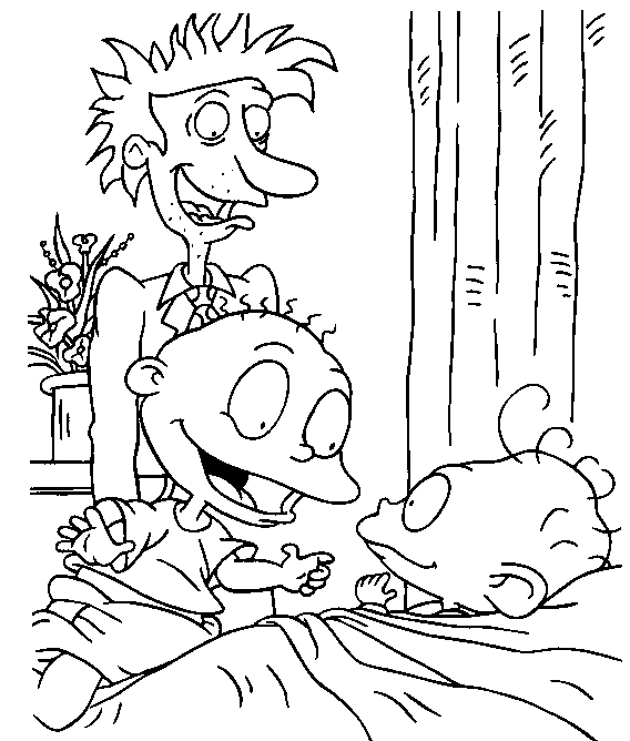 Coloring page: Rugrats (Cartoons) #52866 - Free Printable Coloring Pages