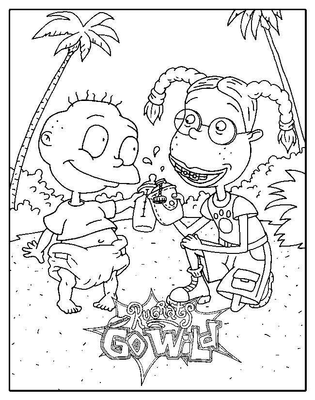 free coloring pages rugrats