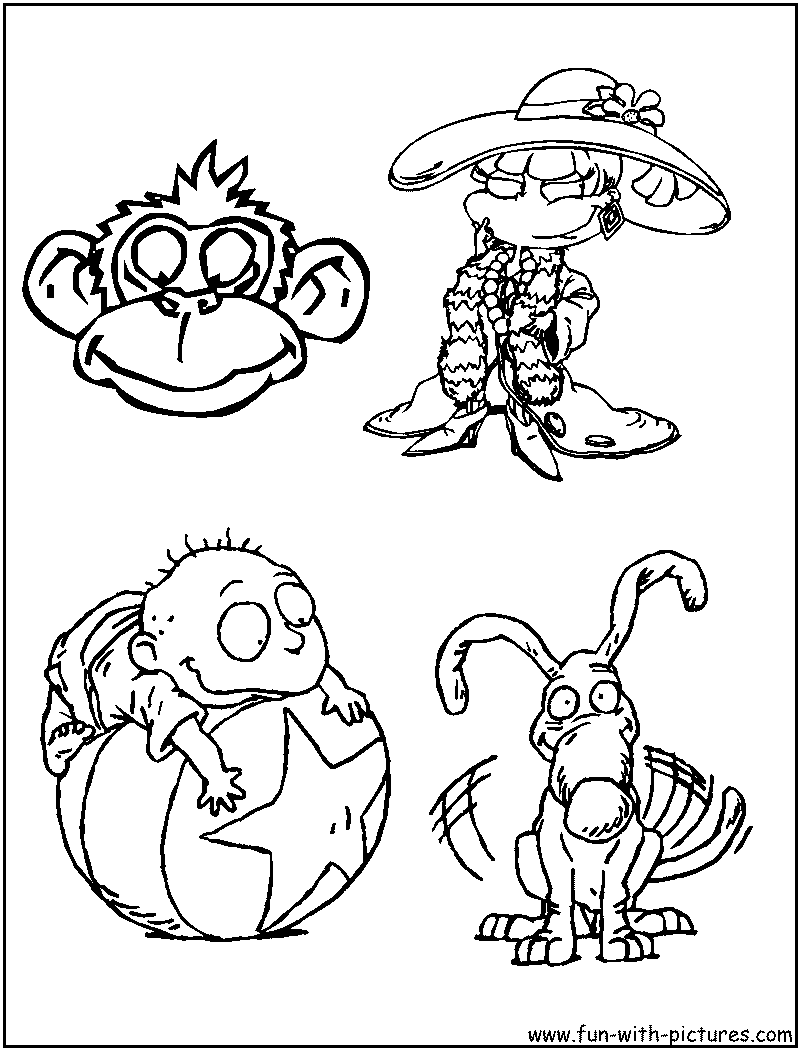 Coloring page: Rugrats (Cartoons) #52877 - Free Printable Coloring Pages