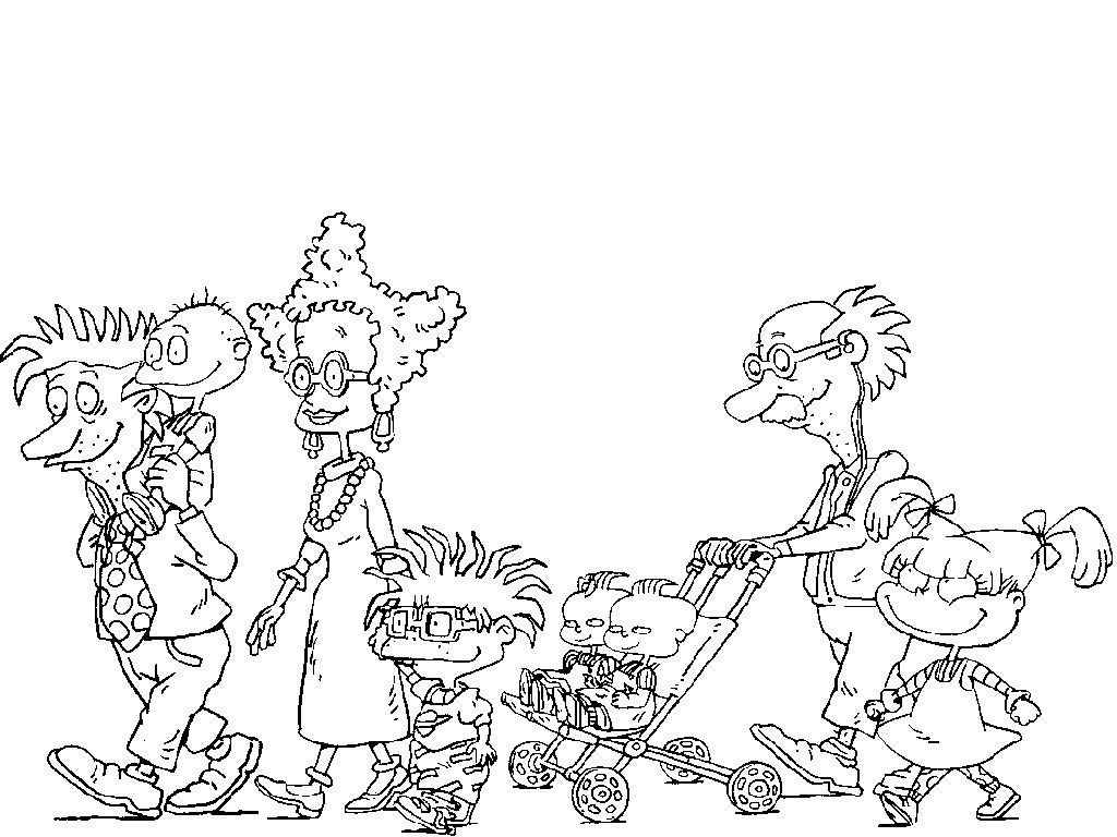 Coloring page: Rugrats (Cartoons) #52890 - Free Printable Coloring Pages