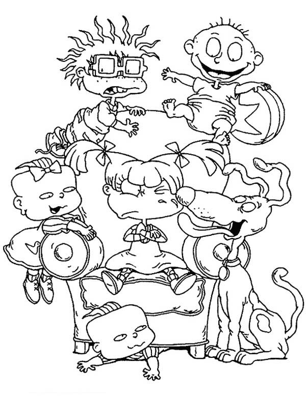 Coloring page: Rugrats (Cartoons) #52929 - Free Printable Coloring Pages