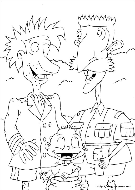 Coloring page: Rugrats (Cartoons) #52933 - Free Printable Coloring Pages