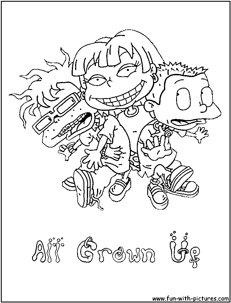 Coloring page: Rugrats (Cartoons) #52934 - Free Printable Coloring Pages