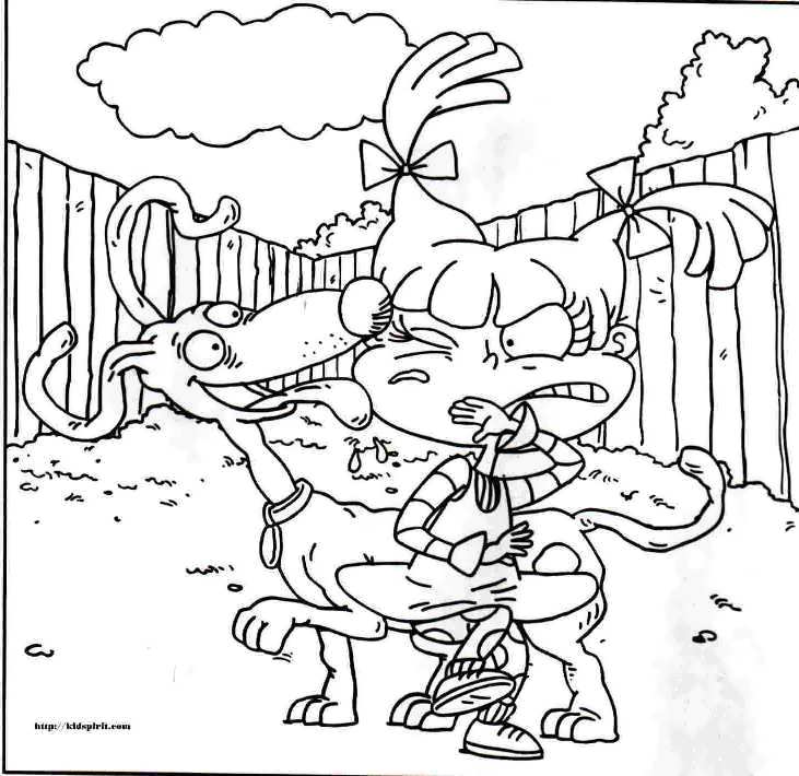 Coloring page: Rugrats (Cartoons) #52955 - Free Printable Coloring Pages