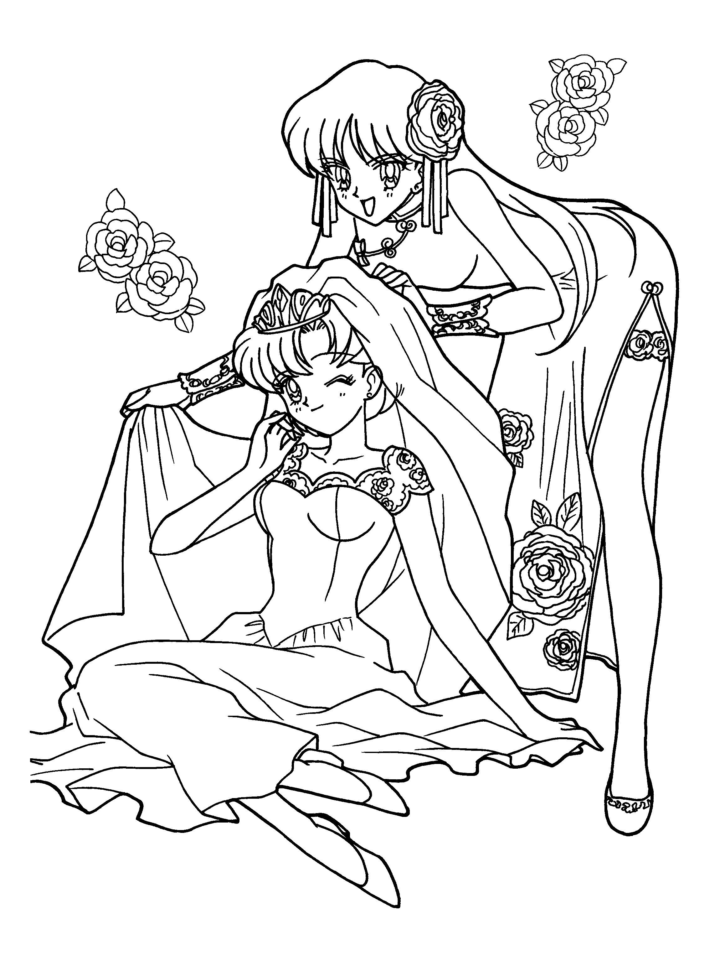 Coloring page: Sailor Moon (Cartoons) #50232 - Free Printable Coloring Pages
