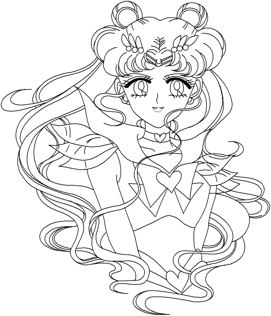 Sailor Moon 50237 Cartoons Free Printable Coloring Pages