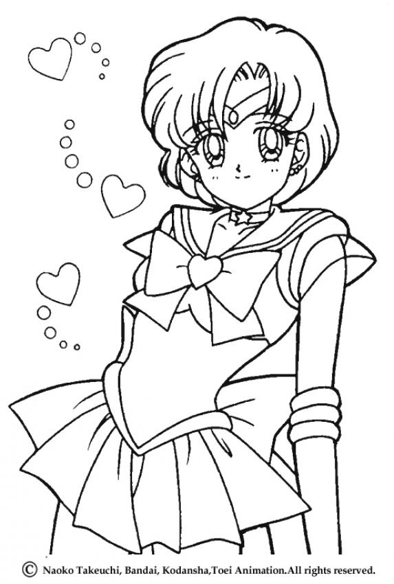 Coloring page: Sailor Moon (Cartoons) #50243 - Free Printable Coloring Pages