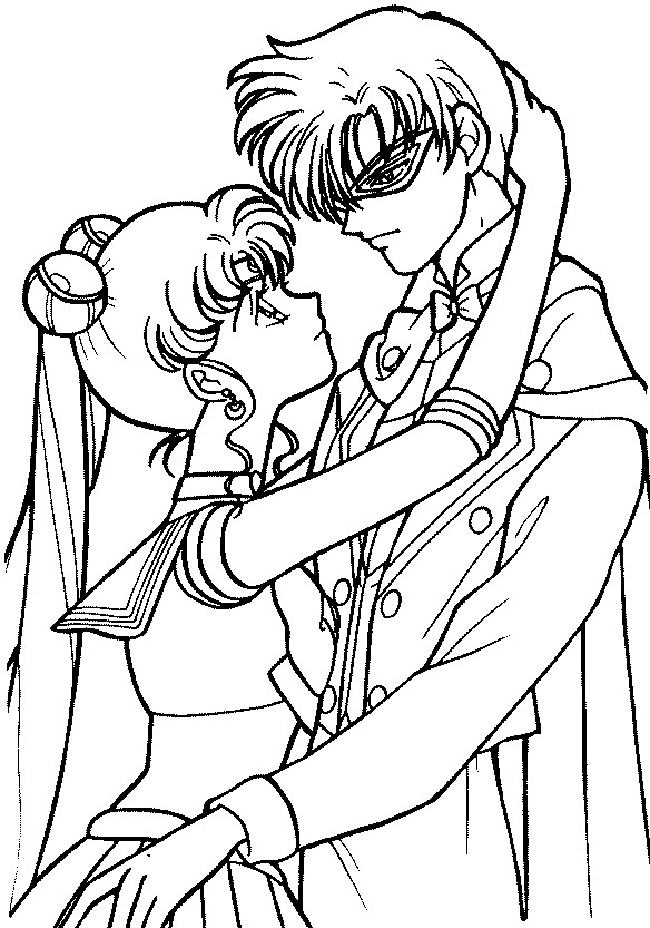 Coloring page: Sailor Moon (Cartoons) #50258 - Free Printable Coloring Pages