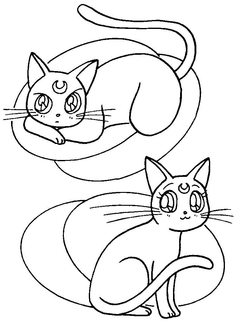 Coloring page: Sailor Moon (Cartoons) #50282 - Free Printable Coloring Pages