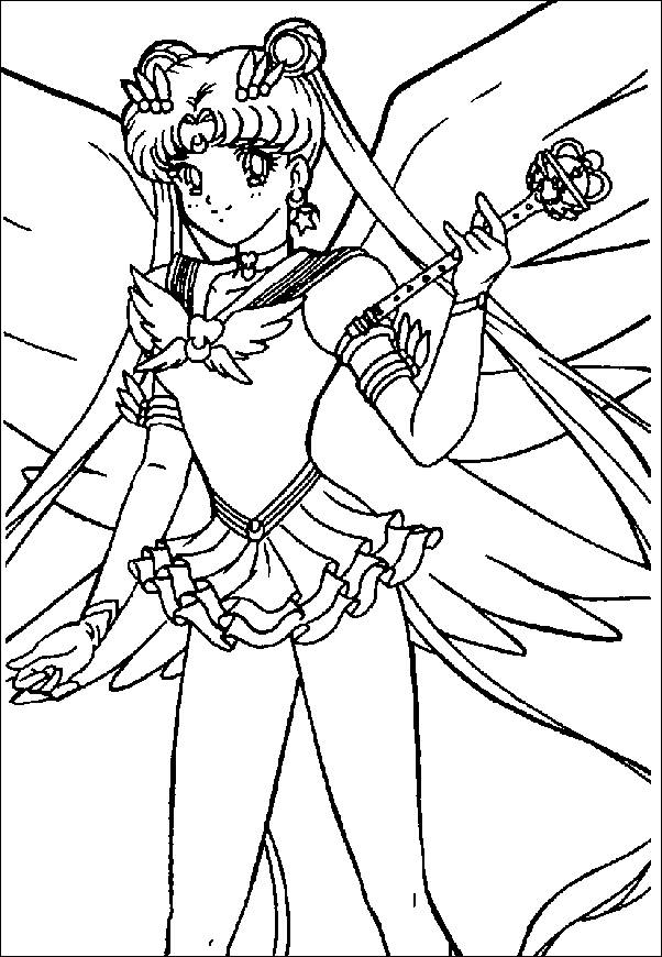 Coloring page: Sailor Moon (Cartoons) #50294 - Free Printable Coloring Pages