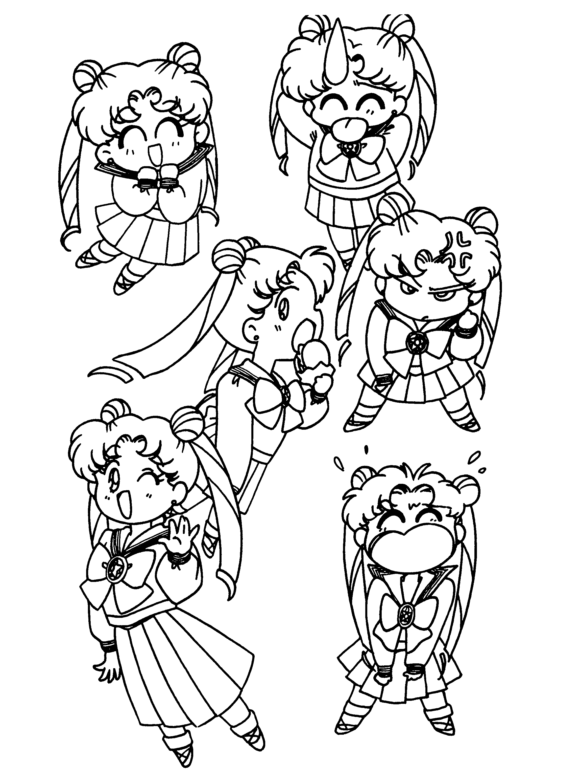 Sailor Moon #50302 (Cartoons) Free Printable Coloring Pages