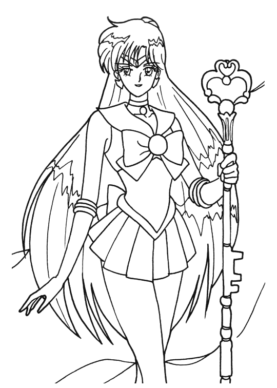 Coloring page: Sailor Moon (Cartoons) #50312 - Free Printable Coloring Pages