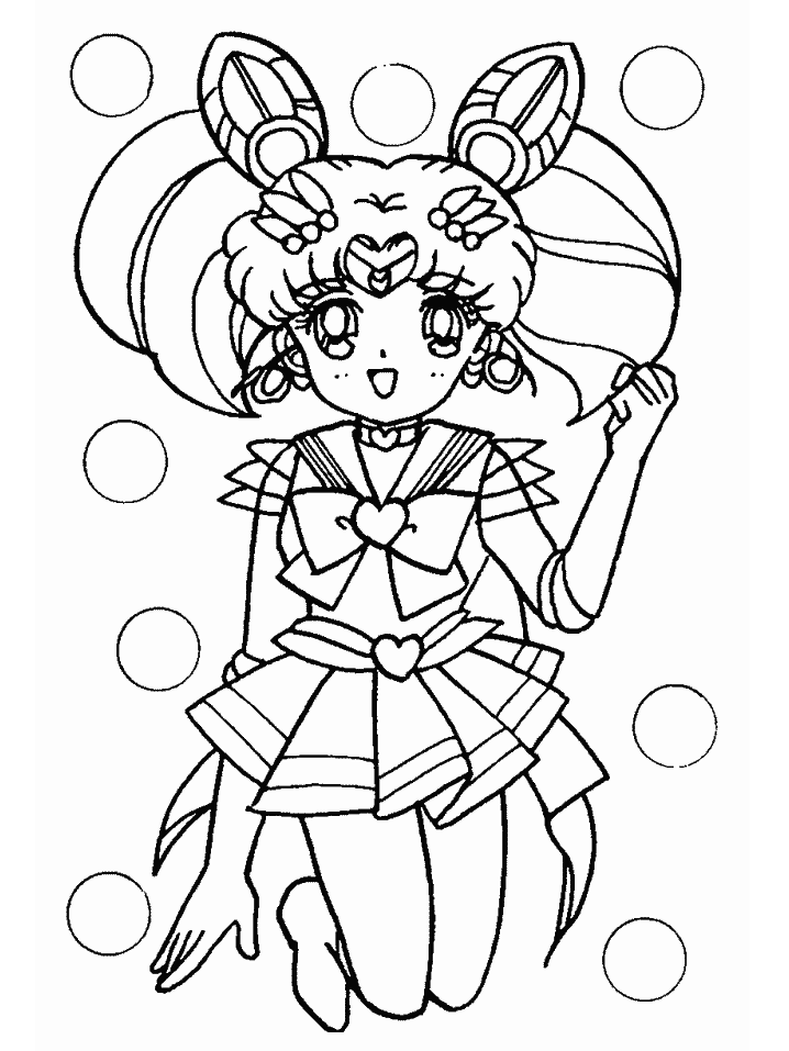 Coloring page: Sailor Moon (Cartoons) #50317 - Free Printable Coloring Pages