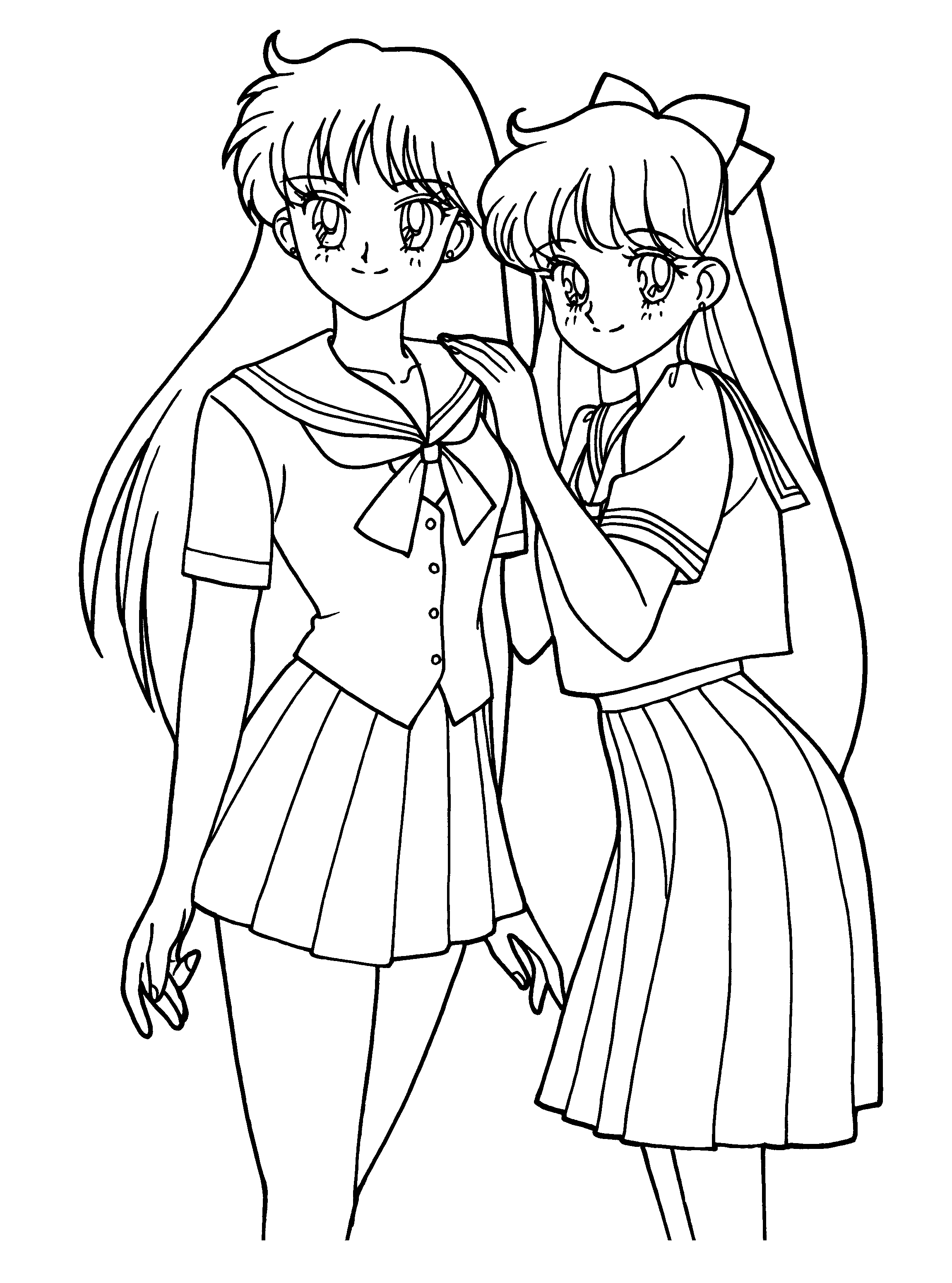 Coloring page: Sailor Moon (Cartoons) #50319 - Free Printable Coloring Pages