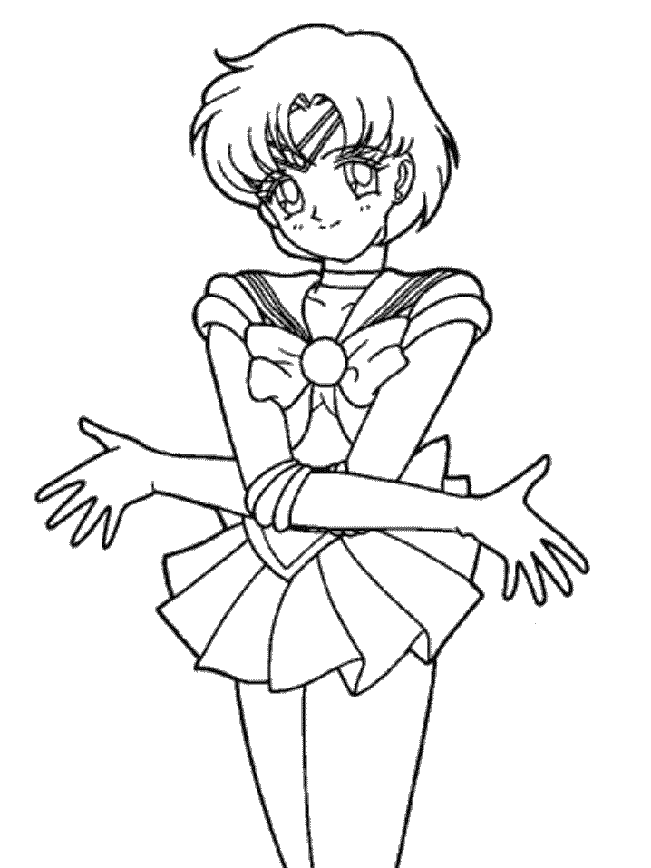 Coloring page: Sailor Moon (Cartoons) #50334 - Free Printable Coloring Pages