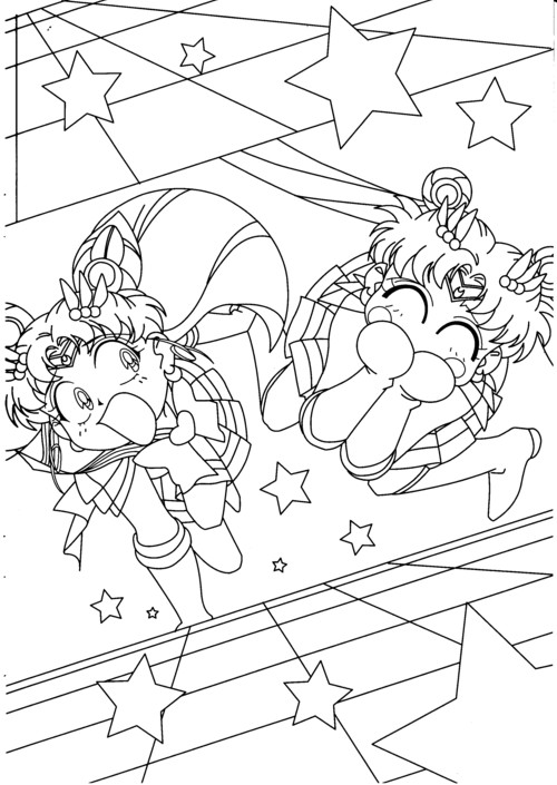 Coloring page: Sailor Moon (Cartoons) #50337 - Free Printable Coloring Pages