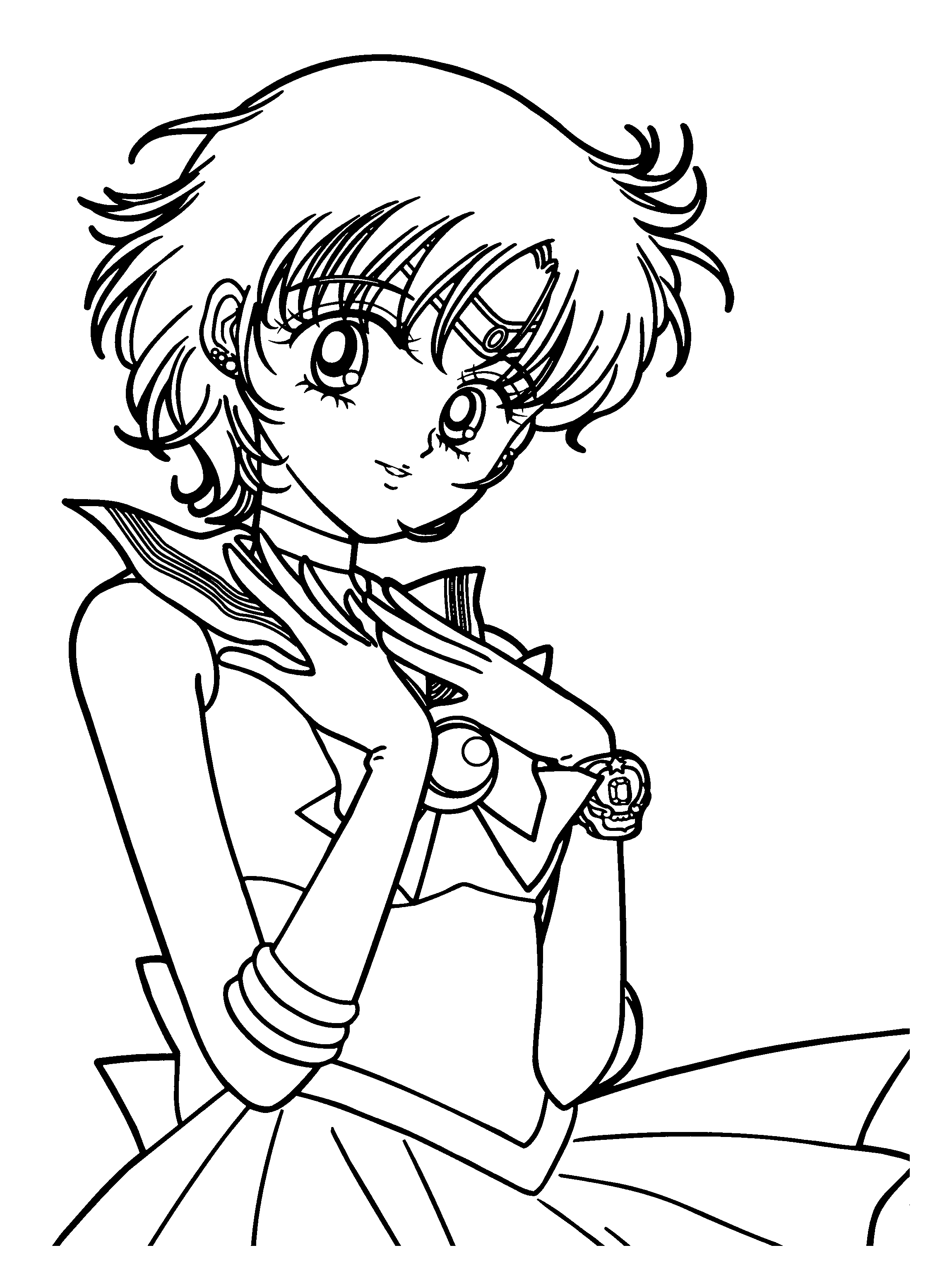 Coloring page: Sailor Moon (Cartoons) #50362 - Free Printable Coloring Pages