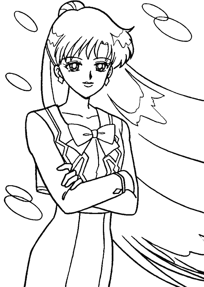 Coloring page: Sailor Moon (Cartoons) #50364 - Free Printable Coloring Pages