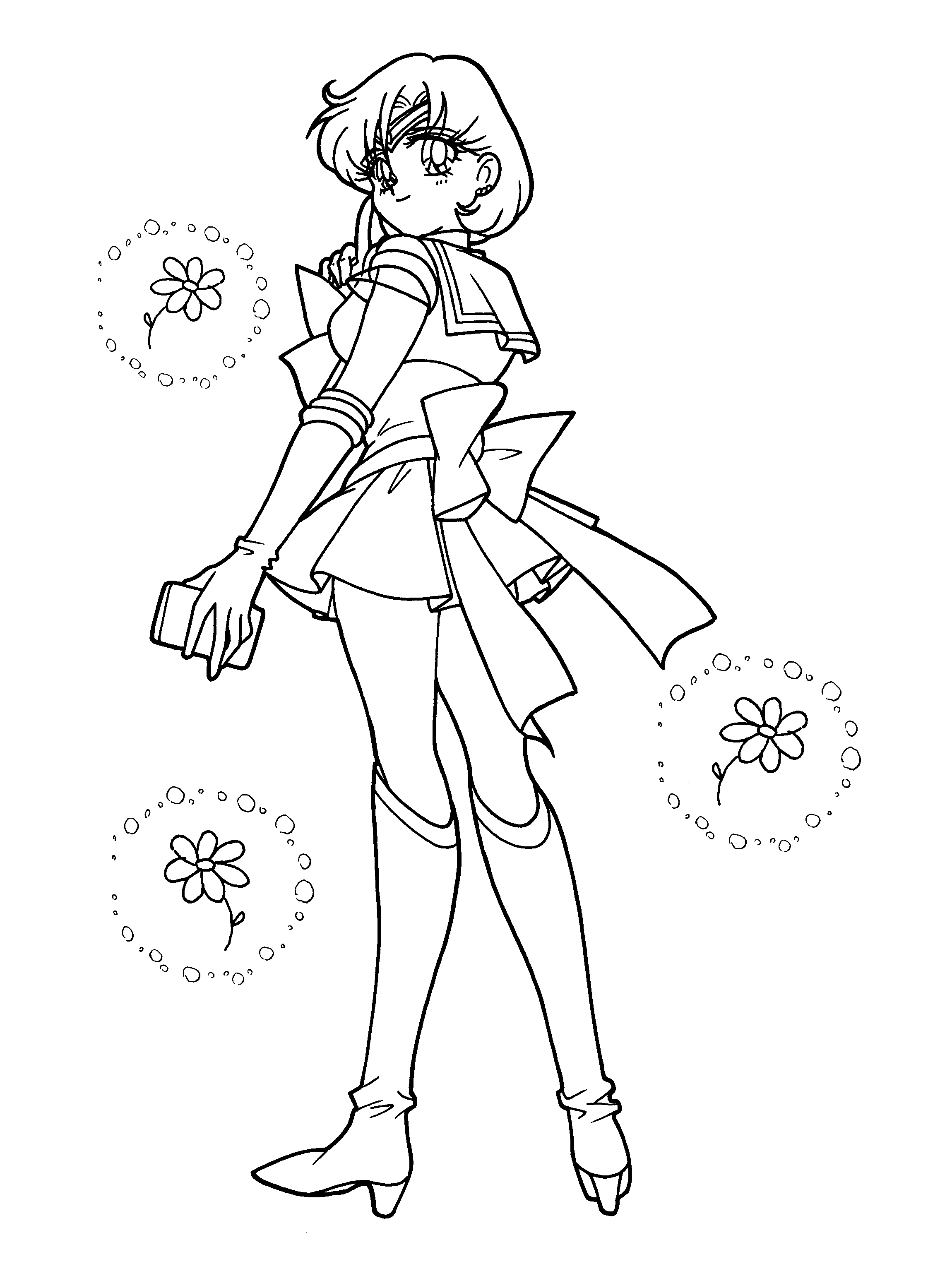 Coloring page: Sailor Moon (Cartoons) #50366 - Free Printable Coloring Pages