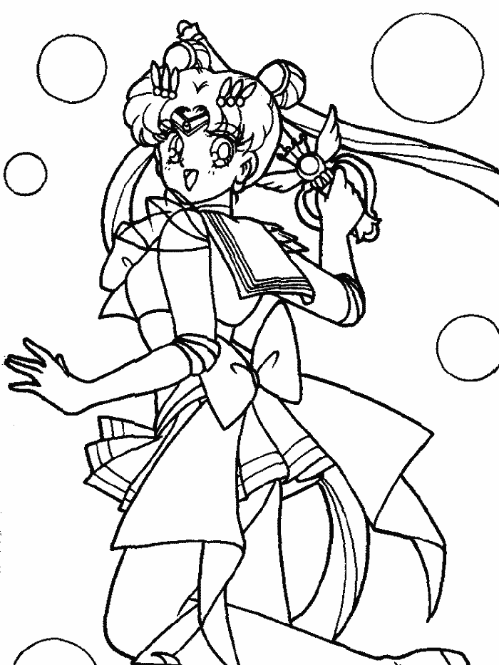 Coloring page: Sailor Moon (Cartoons) #50382 - Free Printable Coloring Pages