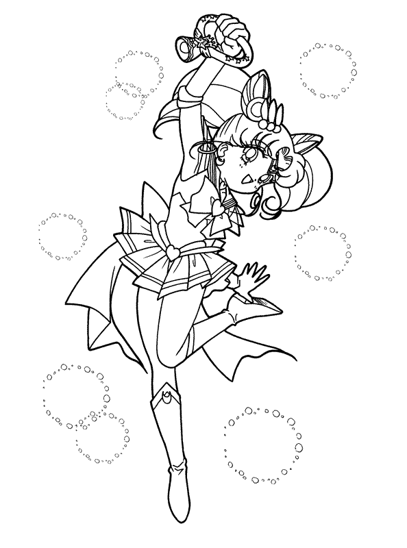 Coloring page: Sailor Moon (Cartoons) #50385 - Free Printable Coloring Pages