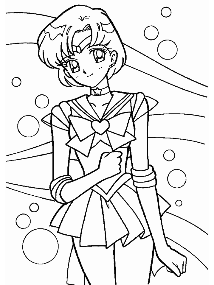 Coloring page: Sailor Moon (Cartoons) #50422 - Free Printable Coloring Pages