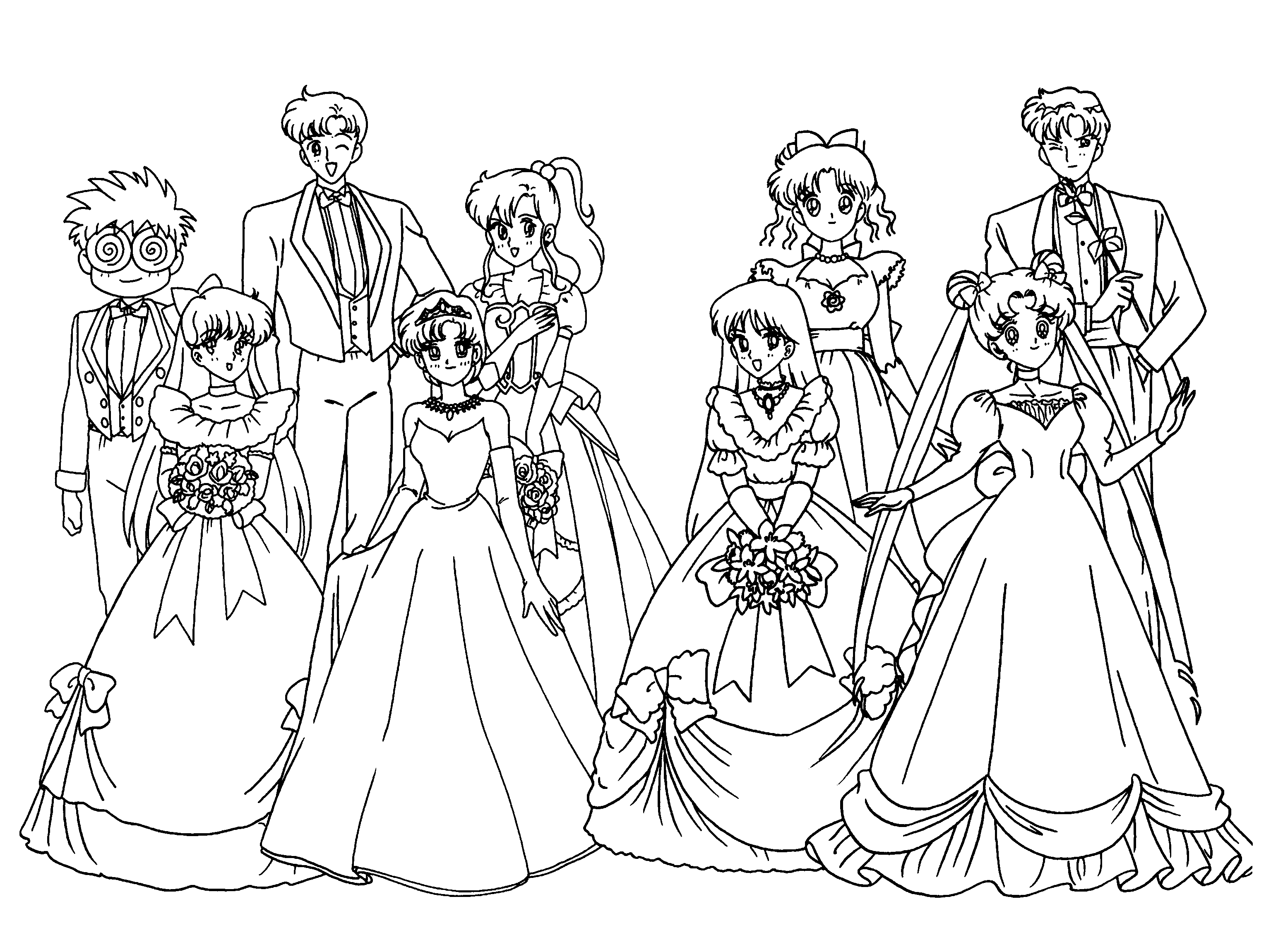 Coloring page: Sailor Moon (Cartoons) #50431 - Free Printable Coloring Pages
