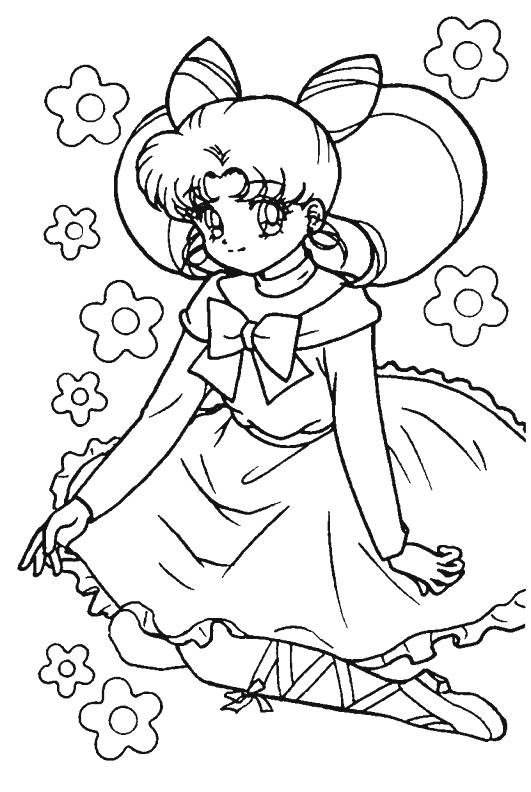 Coloring page: Sailor Moon (Cartoons) #50447 - Free Printable Coloring Pages