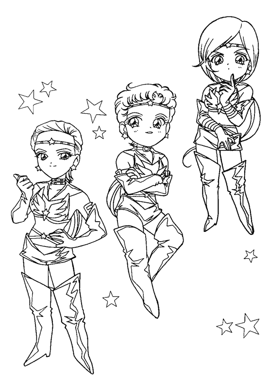 Coloring page: Sailor Moon (Cartoons) #50450 - Free Printable Coloring Pages