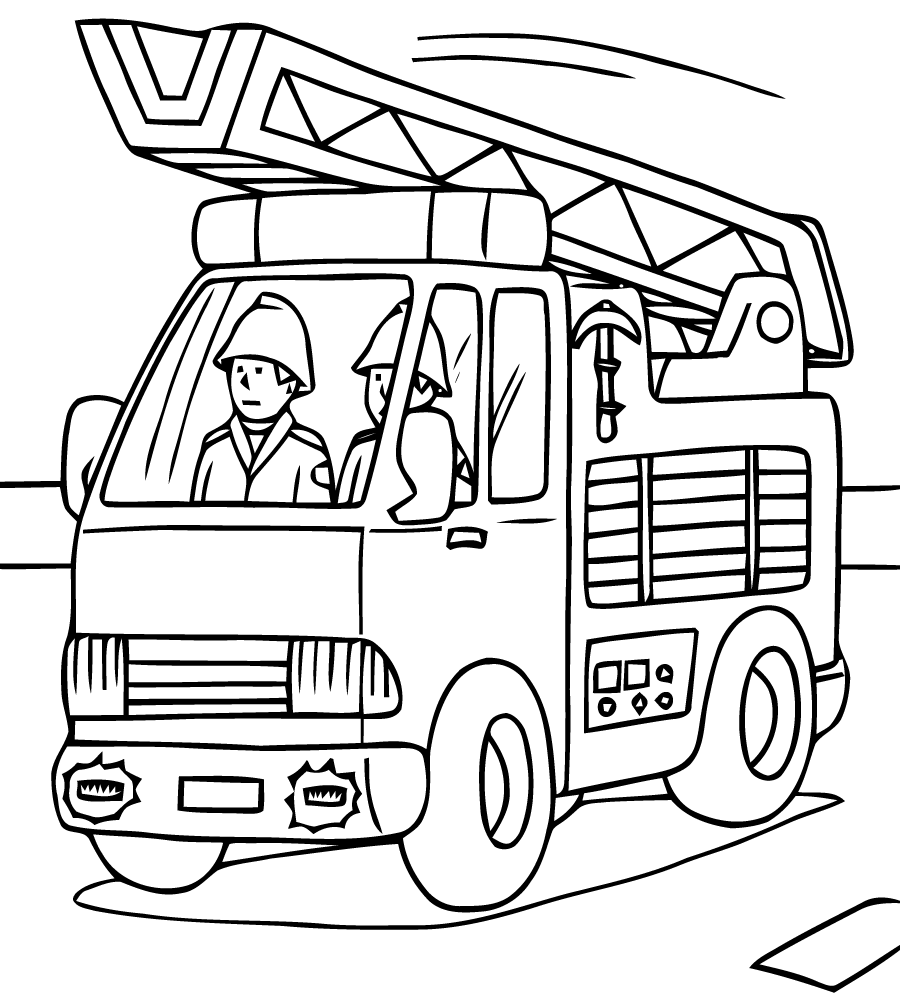 Coloring page: Sam the Fireman (Cartoons) #39824 - Free Printable Coloring Pages