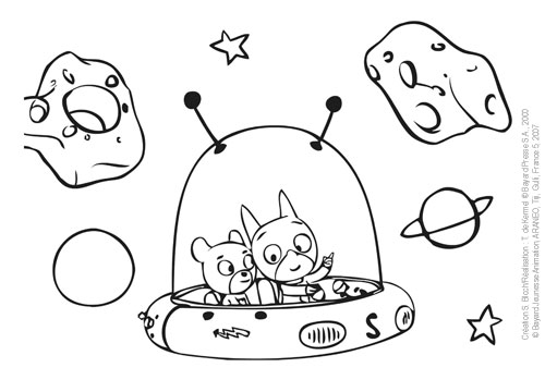 Coloring page: SamSam (Cartoons) #39600 - Free Printable Coloring Pages