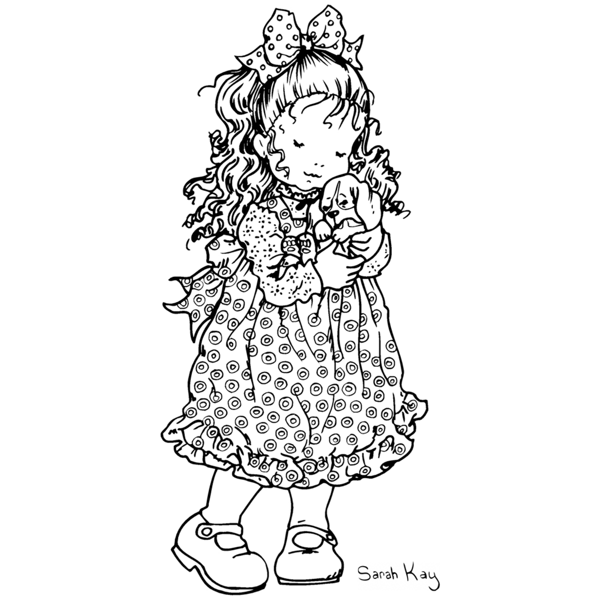 302 Simple Sarah Coloring Pages 